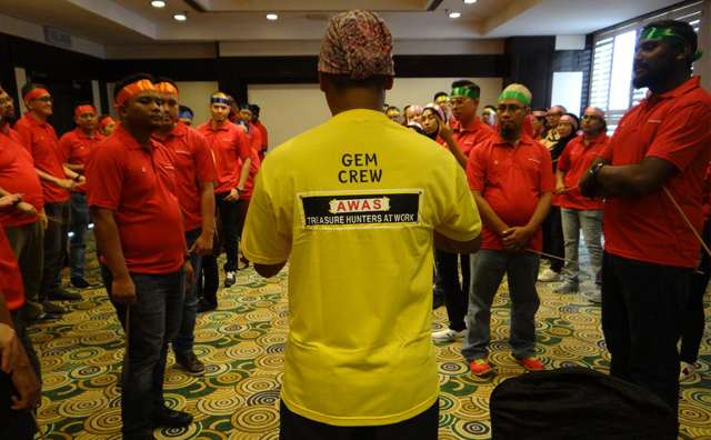 Corporate motor treasure hunt event in Malaysia